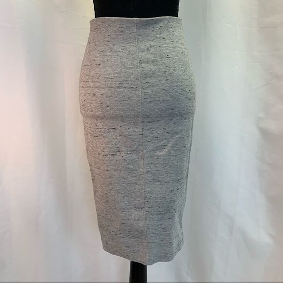 Aritzia Wilfred stretchy gray Lis midi skirt size small - Picture 4 of 11